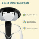 COSORI Electric Kettle, Tea Kettle Pot, 1.7L/1500W, Stainless Steel Inner Lid & Filter, Hot Water Kettle Teapot Boiler & Heater, Automatic Shut Off, BPA-Free, Black-OPEN BOX