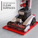 Hoover Dual Spin Pet Plus Carpet Cleaner Machine, Upright Shampooer, FH54050V, White, Large