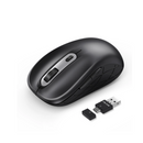 Jelly Comb MS048 Wireless USB Type-C & USB Mouse (Black & Silver)  NEW