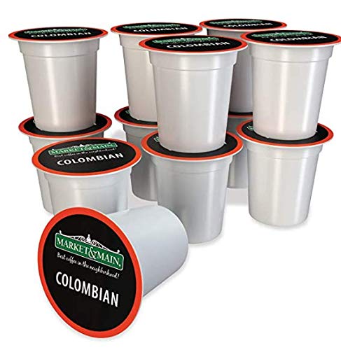 Market & Main OneCup, Colombian, Compatible with Keurig K-cup Brewers, 18 Count