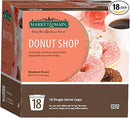 Market & Main OneCup, Donut Shop, Compatible with Keurig K-cup Brewers, 18 Count
