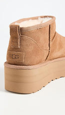 UGG Women's Classic Ultra Mini Platform Boot, Chestnut