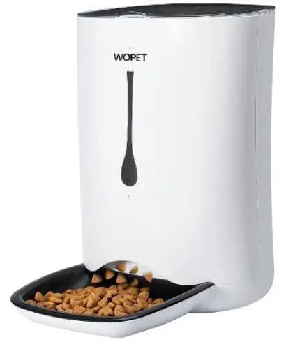 WOpet Smart Pet Feeder Model: V36 White - Open Box